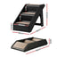 i.Pet Dog Ramp 3 Steps Pet Stairs For Bed Sofa Car Foldable Portable Ladder Black