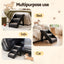 i.Pet Dog Ramp 3 Steps Pet Stairs For Bed Sofa Car Foldable Portable Ladder Black