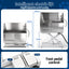 i.Pet Electric Pet Bath Tub Dog Grooming Stainless Steel Wash Station 127cm
