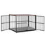 i.Pet Extra Large Dog Crate Furniture 107cm Dog Cage Puppy Pet Wooden Black
