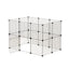 i.Pet Pet Dog Playpen Enclosure Cage 20 Panel Puppy Fence Play Pen Foldable Metal