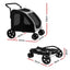 i.Pet Pet Stroller Dog Pram Large Carrier Cat Travel Foldable Strollers 4 Wheels Trolley