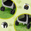i.Pet Pet Stroller Dog Pram Large Carrier Cat Travel Foldable Strollers 4 Wheels Trolley