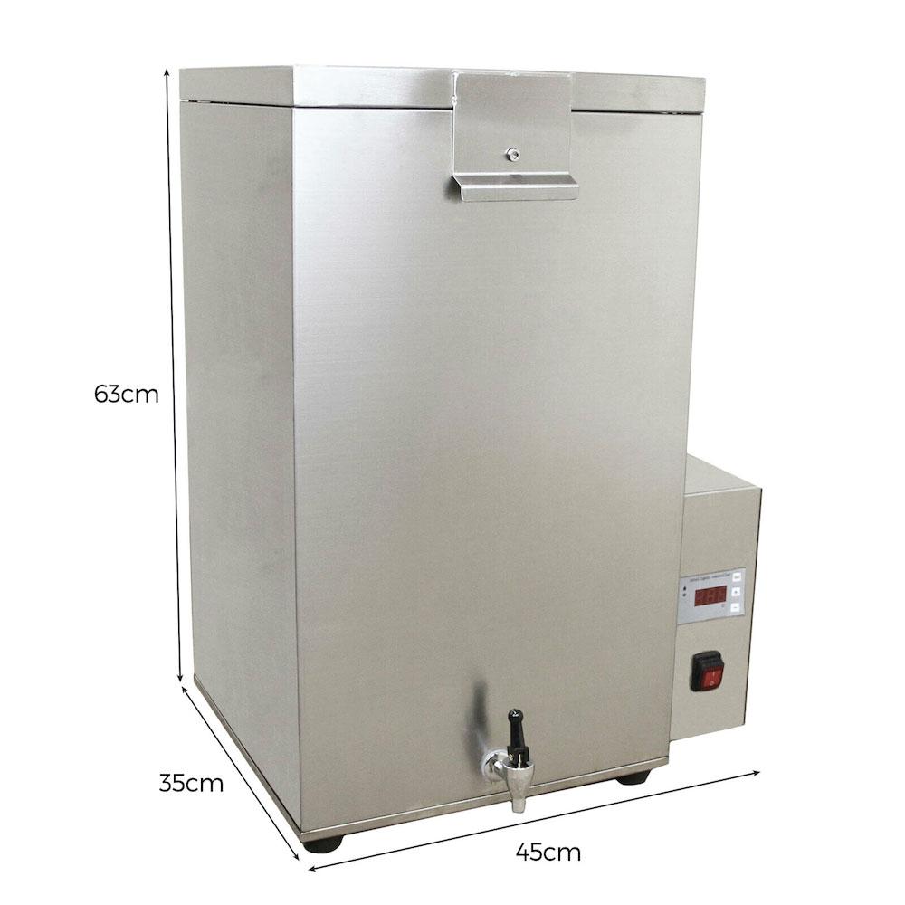 Rooster Farms 70L Chicken Scalding Machine Stainless Steel Poultry Scalder